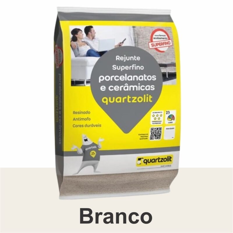 REJUNTE PORCELANATO BRANCO 5 KG