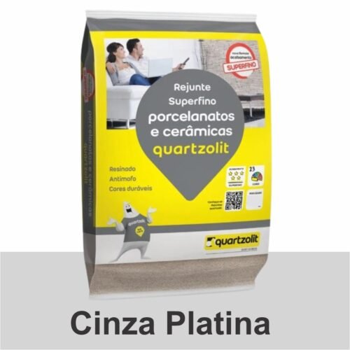 REJUNTE PORCELANATO CINZA PLATINA 5 KG