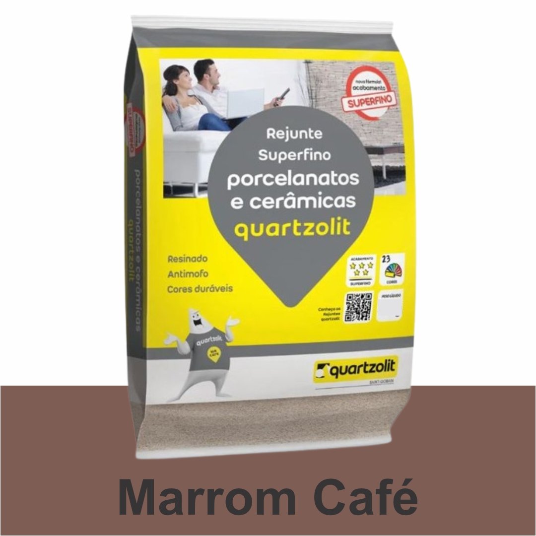 001798 REJUNTE PORCELANATO MARROM CAFE 5 KG - Imagem 1