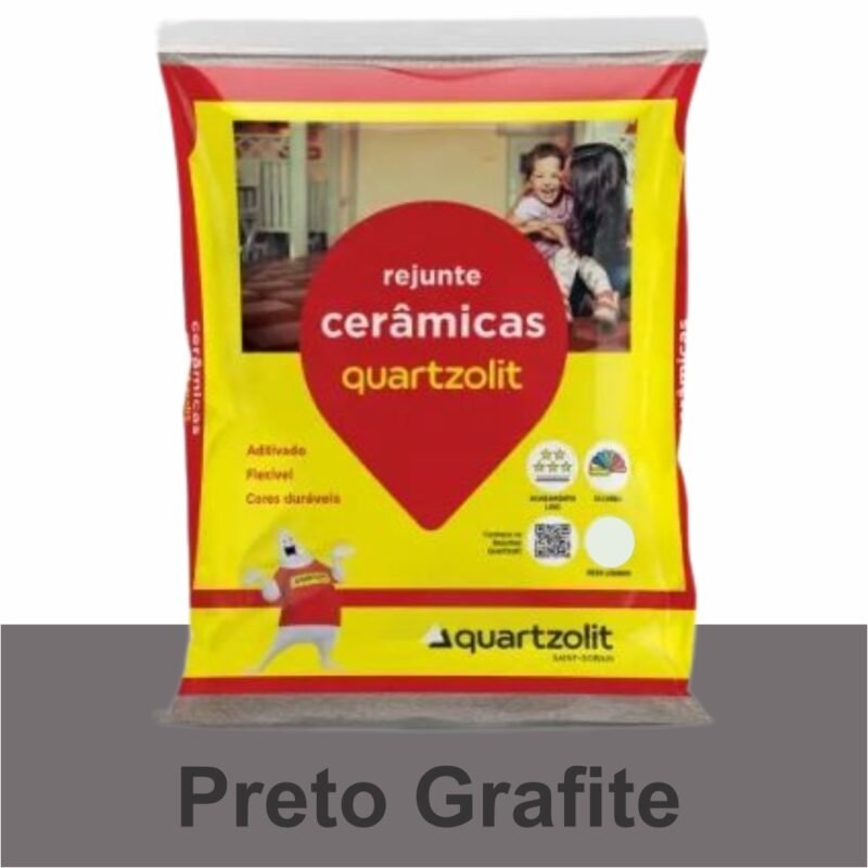 REJUNTE FLEX PRETO GRAFITE SC 1KG FD 15KG