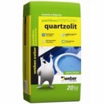 ARGAMASSA QUARTZOLIT PASTILHA EXT BRANCA 20KG