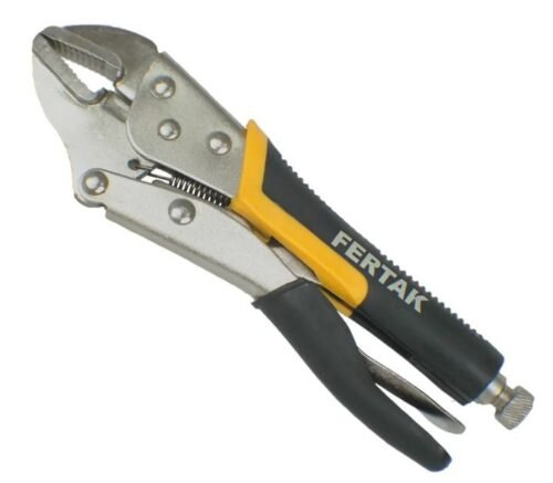 002555 ALICATE DE PRESSAO RETO C/CB EMBOR.10 FERTAK 1017