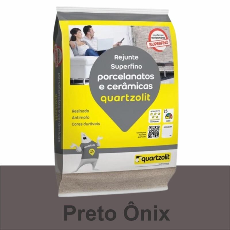 REJUNTE PORCELANATO PRETO ONIX 1KG