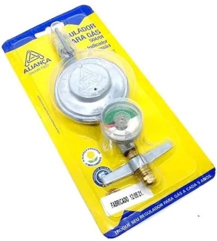 REGULADOR DE GAS 504/01 MANOMETRO BLISTER 070939