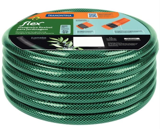 MANGUEIRA FLEX VERDE P/ JARDIM 20MTS TRAMONTINA