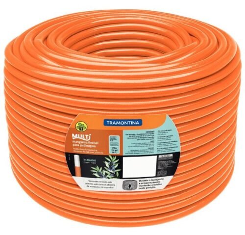 005908 MANGUEIRA SUPER FLEX LARANJA 200MTS TRAMONTINA