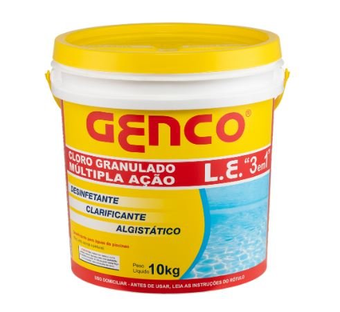 CLORO GRAN BL 10KG 3 EM 1 GENCO