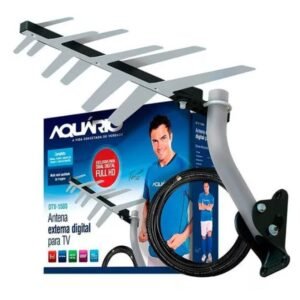 006398 ANTENA EXTERNA DIGITAL FULL HD 10 AQUARIO DTV-1500