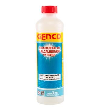 PH MENOS REDUTOR DE PH E ALCALINIDADE 1LT GENCO