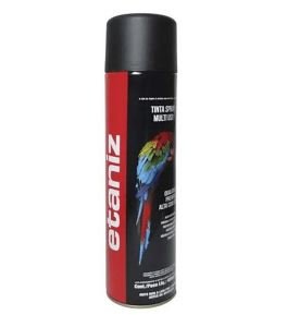 007051 TINTA SPRAY ETANIZ U.G 210G/400ML- PRETO FOSCO (6)