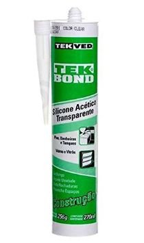 SILICONE ACETICO CONSTR 256G/270ML TEKBOND (24)