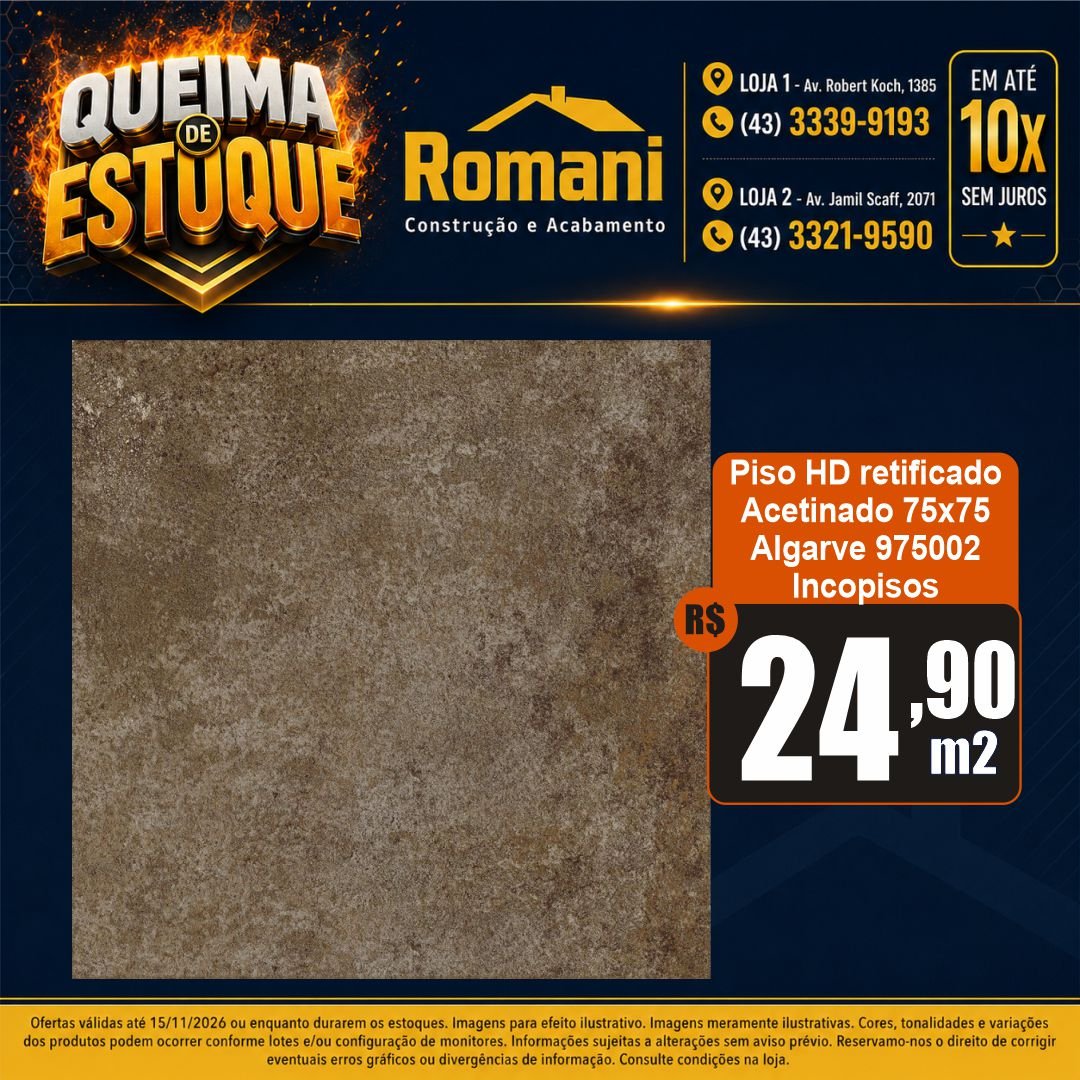 007762 PISO INCOPISOS RT ALGARVE 975002 ACET 75X75 2,28*