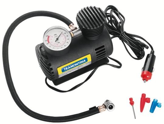 COMPRESSOR AR PORTATIL 12V 50W TRAMONTINA