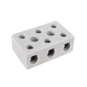 007845 CONECTOR PORCEL TRIPOLAR 10MM 10A 250V FERTAK 8204