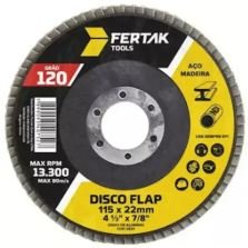 DISCO FLAP 4-1/2" - 115MM - GR#120 FERTAK 2820