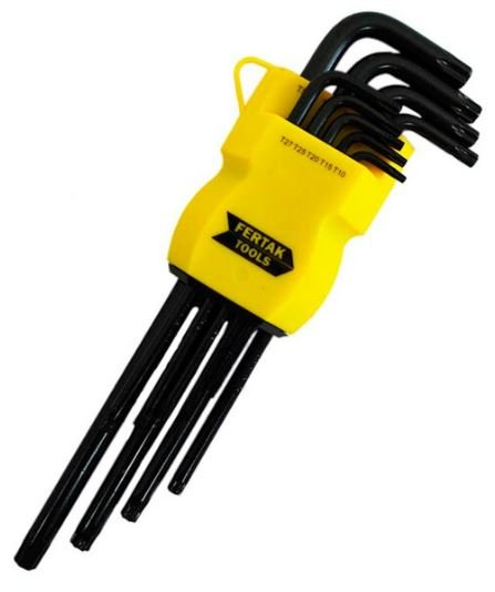 JG CHAVE LONGA TORQUE 9PCS CRV TOP FERTAK 2405