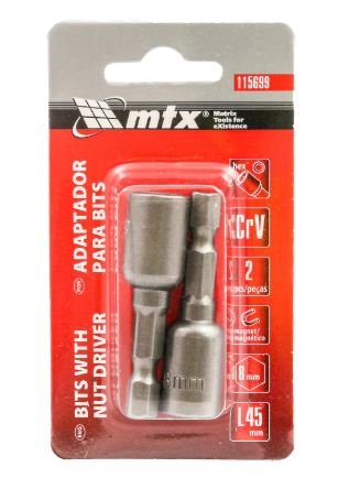 SOQUETE MAGNE PARAFUSADEIRA 8MML 45MM MTX 115699