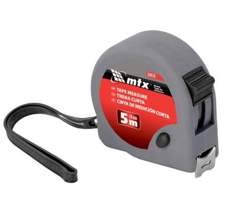 TRENA CURTA FINE 5M X 19MM ESTOJO PLAST MTX 310179
