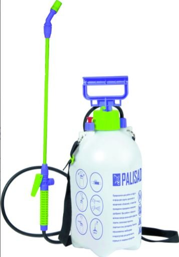 PULVERIZADOR MANUAL 5L C/BOMBA PALISAD 647408