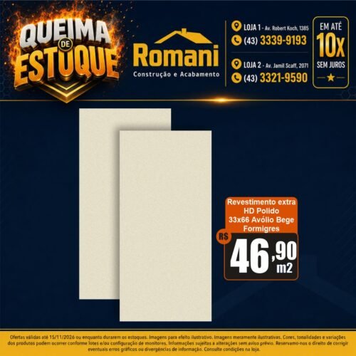 008175 REV FORMIGRES AVOLIO BG RT POLIDO 32X66 CX 1,69*