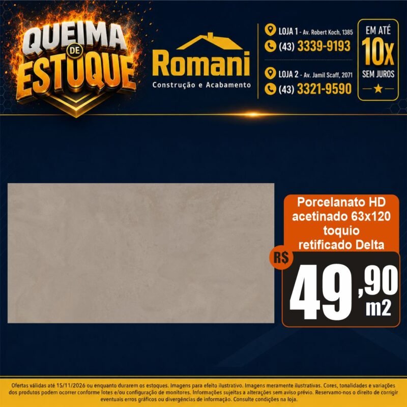 PORC DELTA RT TOQUIO ACET 63X120 CX 2,25*