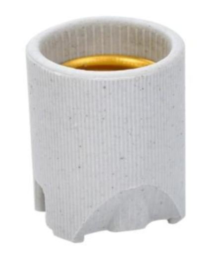 BOCAL PORCELANA E27 C/BORNE P PAFLON FERTAK 8211