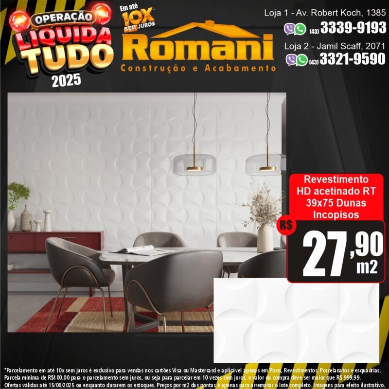 REVEST INCOPISOS DUNAS BLANC 939.005 39X75 CX2,06*