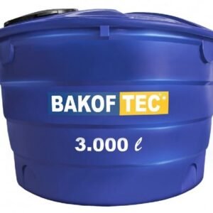 CAIXA D' AGUA POLIETILENO 3000L COM TAMPA  BAKOF