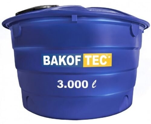 008452 CAIXA D' AGUA POLIETILENO 3000L COM TAMPA BAKOF
