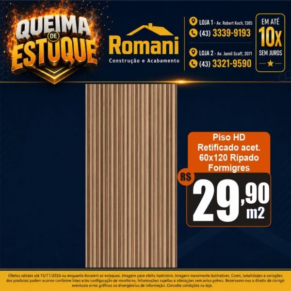 PISO GRAN RIPADO MR 60X120 FORMIGRES (2.16)*