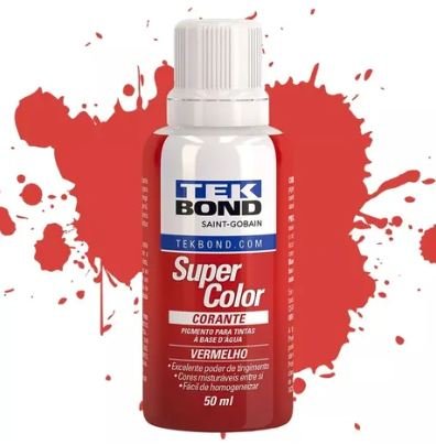 CORANTE LIQUIDO TEKBOND VERMELHO 50ML