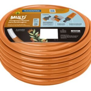 008641 MANGUEIRA JARDIM MULTI PVC LARANJA 1/2 15M TRAMONT