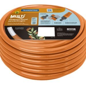 008642 MANGUEIRA JARDIM MULTI PVC LARANJA 1/2 30M TRAMONT