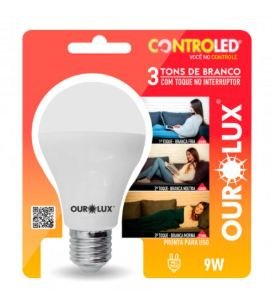 CONTROLED 3 TONS BR 9W 6.5K+4K+2.7 OUROLUX 20485