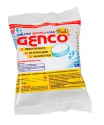GENCO CLORO TABLETES MULTIPLA AÇÃO 3EM1 200G
