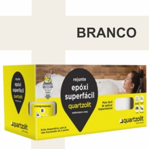 REJUNTE EPOXI SUPERFACIL BRANCO 1KG QUARTZOLIT