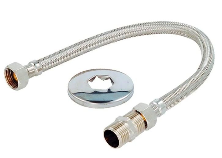 ENGATE FLEXIVEL INOX TRANC. 40CM - ULTRA METAIS /F