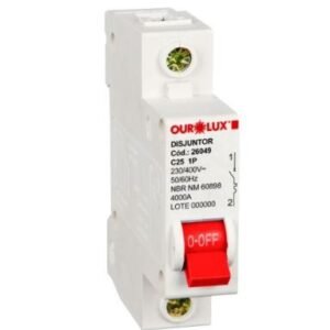 DISJUNTOR UNIP 1X25A (C) OUROLUX - 26049