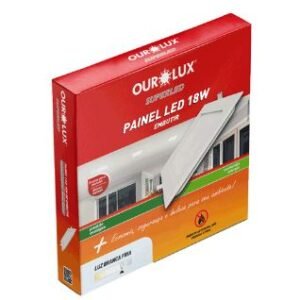 PAINEL LED EMB BR QUAD 18W BIV 6500K OUROLUX 02902