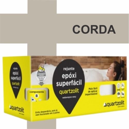 REJUNTE EPOXI SUPERFACIL CORDA 1KG QUARTZOLIT