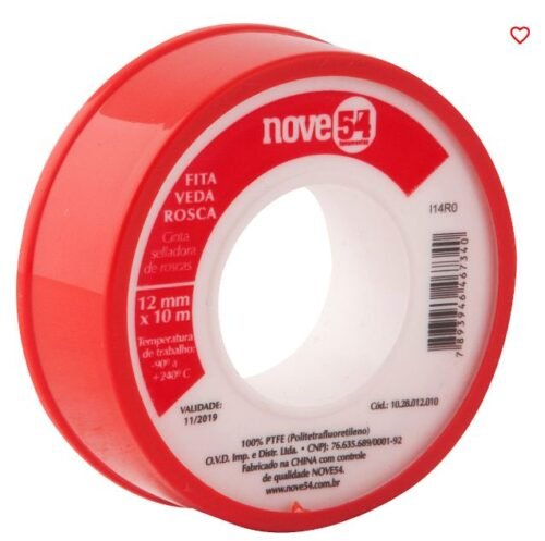 FITA VEDA ROSCA 12MMX10M VONDER 1028012010