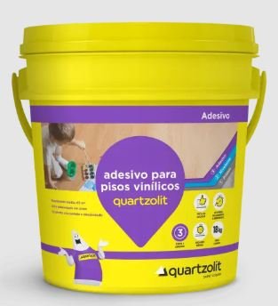 ADESIVO PISOS VINILICO BRANCO BLD 18 KG QUARTZOLIT