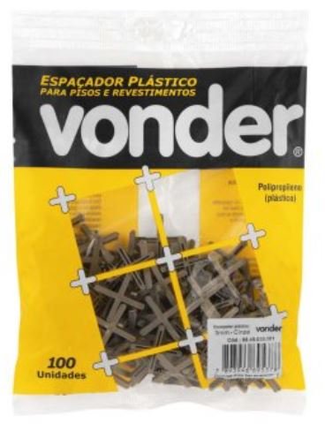 ESPACADOR PLASTICO   3MM(EMB100PCS) VONDER