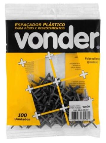 ESPACADOR PLASTICO   2MM(EMB100PCS) VONDER