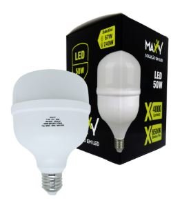 009356 LAMPADA LED BULBO ALTA FATOR 50W 6500K MAXXY (20)