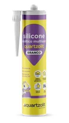 009363 SILICONE ACETICO MULT BRANCO 256G QUARTZOLIT (12)