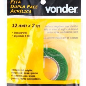 009400 FITA DUPLA FACE ACRILICA 12MMX02M VONDER1055012002