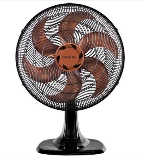 VENTILADOR OSC MESA TURBO 6P 40CM BRONZE 127V PREM