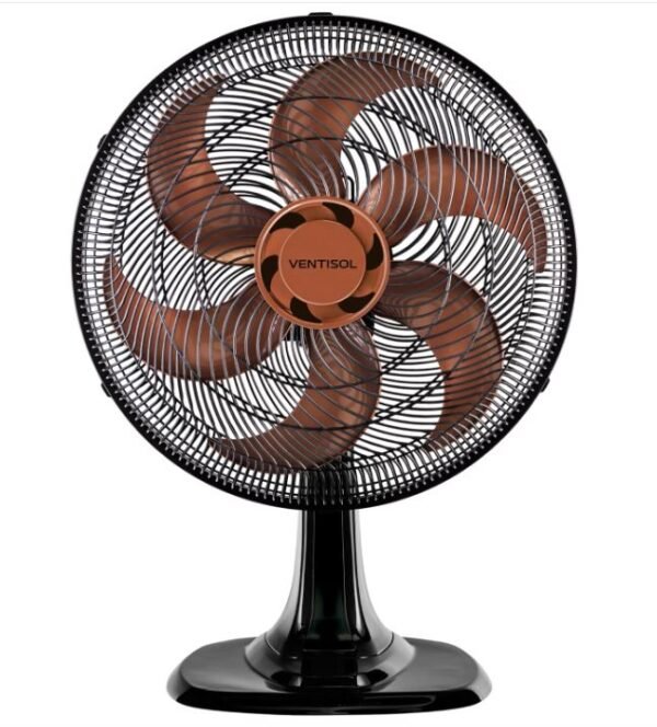 VENTILADOR OSC MESA TURBO 6P 40CM BRONZE 127V PREM