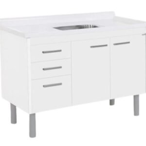 009452 ARMARIO VALENZA COZINHA116,2CM BRANCO RORATO BR TB